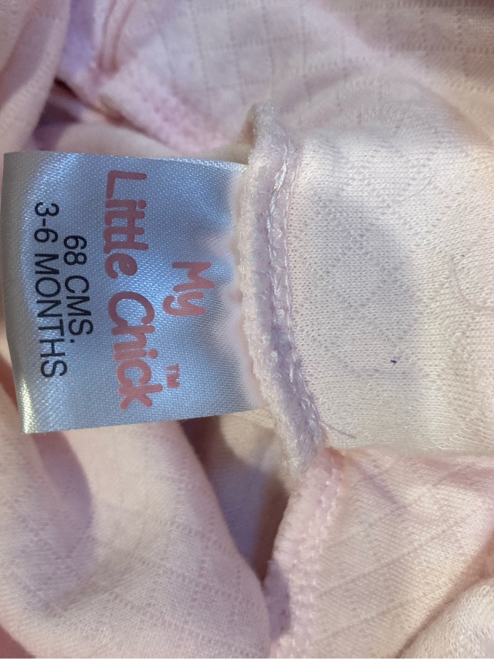 My Little Chick Pale Pink Baby Romper - Picture 4 of 4
